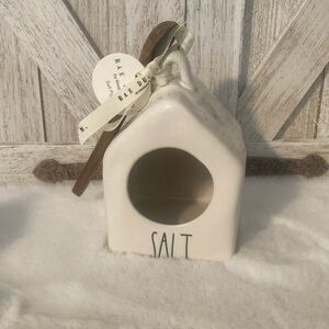 Rae Dunn Salt Pig with Wooden Spoon